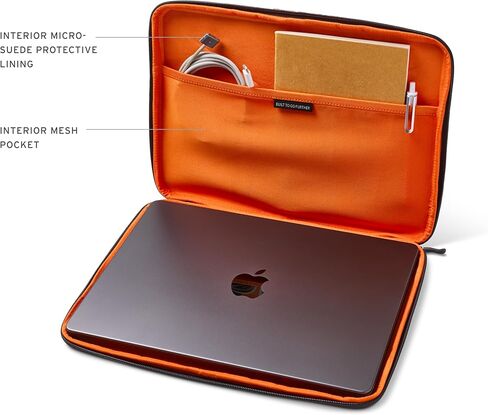 UAG Laptop Sleeve Case, Large Sleeve, Fits Up to 15-16" Laptop, Shockproof Protective Carrying Computer Bag with Carrying Handle and Interior Accessory Pocket, Black in Saudi Arabia