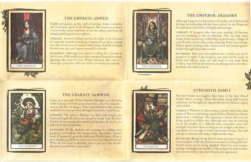 مجموعة هدايا بطاقة Lord of The Rings Tarot - حزمة مع مجموعة بطاقات Lord of The Rings Tarot ودليل دليل بالإضافة إلى ملصقات الهاتف | هدايا سيد الخواتم للنساء والرجال in Saudi Arabia