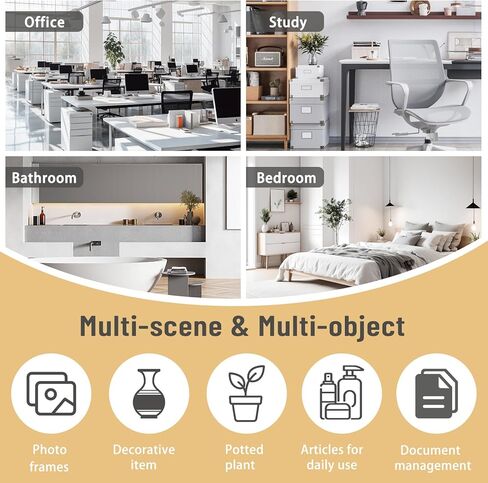 YIGANG White Desk Shelf Organizer, 3-Tier Desktop Bookshelf for Computer Desk, Small Tabletop Hutch Storage Rack, Wood Office Supplies Organizer for Dorm, Home & Student (29 Inch Wide) in Saudi Arabia
