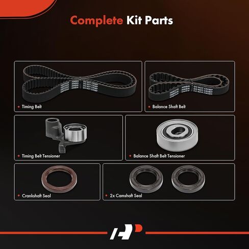 A-Premium Engine Timing Belt Kit Compatible with Honda Prelude 1993-2001 - DOHC 2.2L in Saudi Arabia