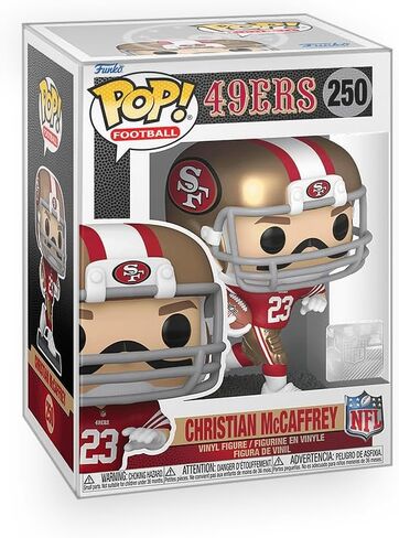 Funko Pop! Football: 49ers - Christian McCaffrey CMC Vinyl Figure Collectibles Bundled with Box Protector in Saudi Arabia