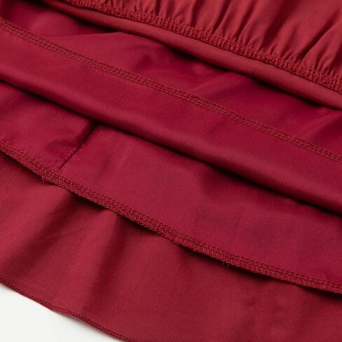 فستان Simplee Kids للفتيات ذو طبقات مكشكشة وأكمام طويلة باللون الأبيض مقاس 4 إلى مقاس 15 in Kuwait