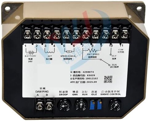 وحدة تحكم سرعة المولد 4296674 NT855 K19 لوحة وحدة تحكم سرعة المحرك وحدة التحكم 4296675 K19 KV38(4296674 أصلي) in Saudi Arabia