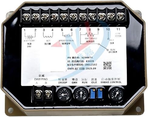 وحدة تحكم سرعة المولد 4296674 NT855 K19 لوحة وحدة تحكم سرعة المحرك وحدة التحكم 4296675 K19 KV38(4296674 أصلي) in Saudi Arabia