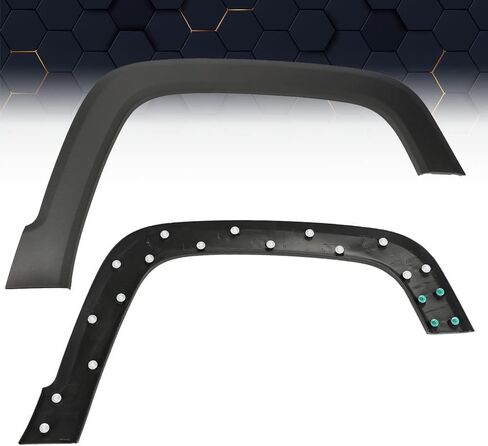 PIT66 Front Right Fender Flare Compatible With 2015 2016 2017 2018 2019 2020 2021 Jeep Renegade 5XB67LXHAA, CH1790104 Fender Trim Molding Moulding Black Textured in Saudi Arabia