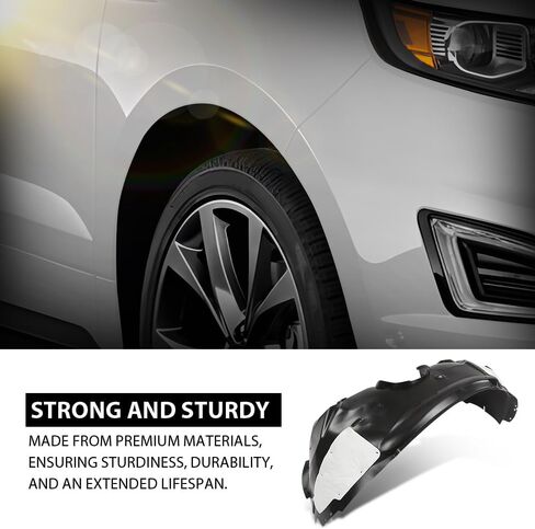 G-PLUS Front Right Fender Liner Inner, Compatible with Ford Edge 2015-2018, Passenger Side, FT4Z16102B, FT4Z16102H in Saudi Arabia
