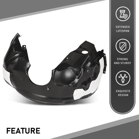 G-PLUS Front Right Fender Liner Inner, Compatible with Ford Edge 2015-2018, Passenger Side, FT4Z16102B, FT4Z16102H in Saudi Arabia