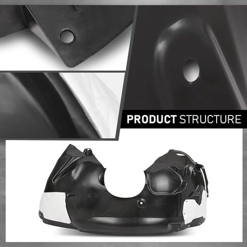 G-PLUS Front Right Fender Liner Inner, Compatible with Ford Edge 2015-2018, Passenger Side, FT4Z16102B, FT4Z16102H in Saudi Arabia