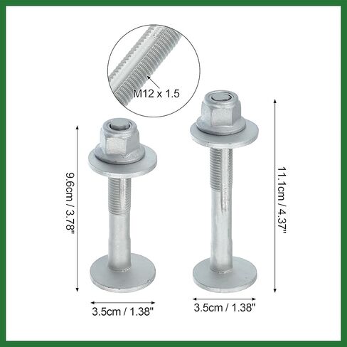 Motoforti Car Camber Adjusting Eccentric Bolts Lockout Kit Suspension Control Arm Repair Bolt for Volkswagen GTI 2006-2021 No.1K0501387D/1K0501385A 1 Set Long-lasting in Saudi Arabia