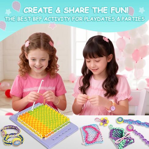 ZQIN Friendship Bracelet Making Kit for Girls 8+: Quick Maker DIY Arts and Crafts Toys, Best Christmas & Birthday Gifts for 6-12 Year Old Girls (Yellow) in Saudi Arabia