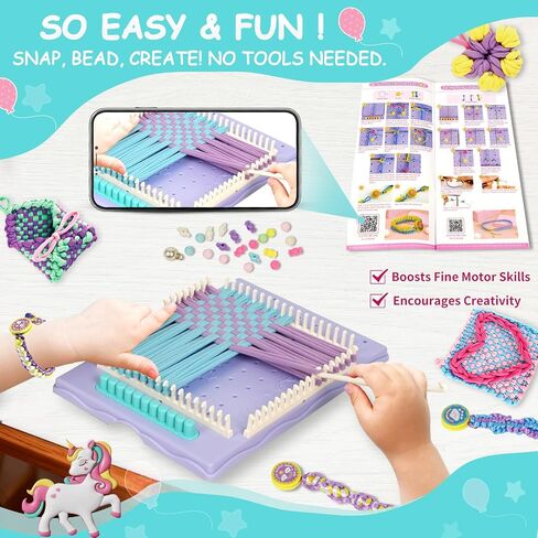 ZQIN Friendship Bracelet Making Kit for Girls 8+: Quick Maker DIY Arts and Crafts Toys, Best Christmas & Birthday Gifts for 6-12 Year Old Girls (Yellow) in Saudi Arabia