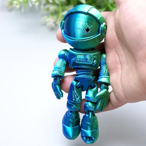 5inch 3D Printed Space Zombie Skeleton Astronaut,Flexible Realistic Articulated Animal Fidget Toys,Mystery Figurines Gifts,Executive Desk Décor and Festival Collectible Halloween (GB) in Kuwait