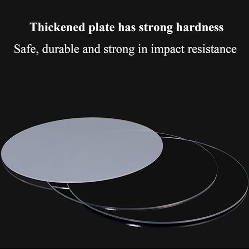 6 Pieces Clear Acrylic Sheets, Round Transparent Acrylic Sheets 4Mm Thick Acrylic Sheets Sign for Frame Painting DIY Crafts Wedding Display,Diameter 120mm in Kuwait