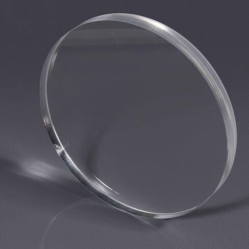 6 Pieces Clear Acrylic Sheets, Round Transparent Acrylic Sheets 4Mm Thick Acrylic Sheets Sign for Frame Painting DIY Crafts Wedding Display,Diameter 120mm in Kuwait