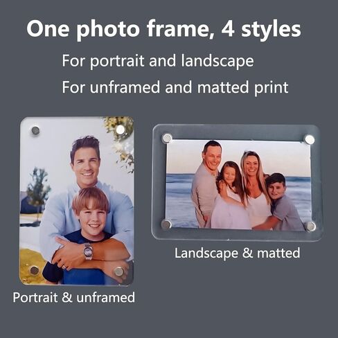2Pcs Car Picture Holder Mount for Visor Acrylic Magnetic Photo Holder Picture Frame Photo Frame for Car Sun Visor Car Visor Accessories Car Visor Clip Picture Holder (2.36 * 3.54 in) in Kuwait