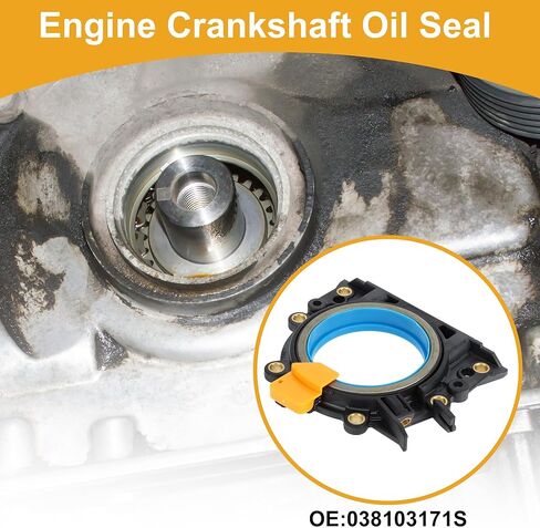 Crankshaft Oil Seal with Flange No.038103171S Main Seal for Volkswagen Jetta 2005 2006 in Kuwait