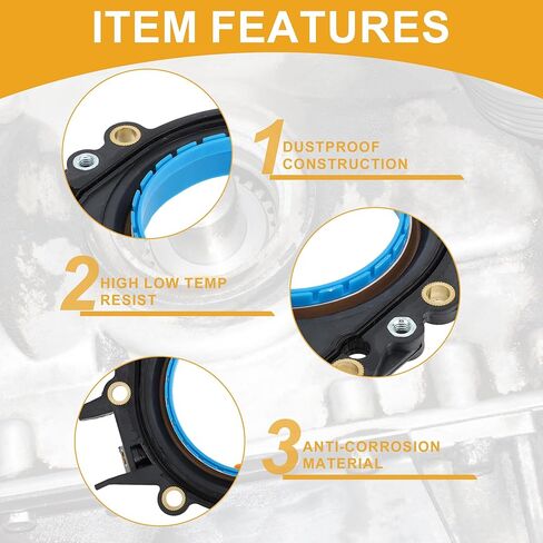 Crankshaft Oil Seal with Flange No.038103171S Main Seal for Volkswagen Jetta 2005 2006 in Kuwait