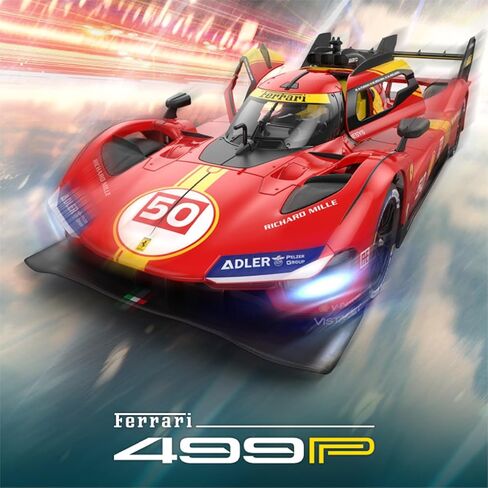 Voltz Toys 1/14 Scale Le Mans RC Car Licensed Ferrari 499P Remote Control Toy Car Model for Kids and Adults with Open Doors and Lights Gift for Kids and Adult in Saudi Arabia