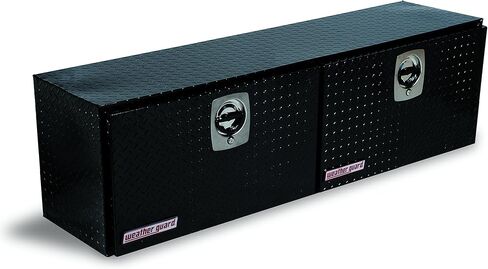 Weather Guard Model 364-5-02 Hi-Side Truck Box, Aluminum, Gloss Black, 7.9 cu ft capacity in Saudi Arabia