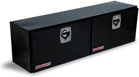 Weather Guard Model 364-5-02 Hi-Side Truck Box, Aluminum, Gloss Black, 7.9 cu ft capacity in Saudi Arabia