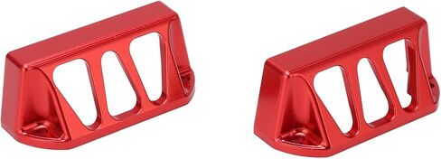 2PCS Red Aluminum Alloy Steering Servo Guard Protector Cover for E Revo 2 0 1/10 RC Car Slayer Pro 4x4 Durable Upgrade Parts with Sleek Design Lightweight 31g Servo Accessories (Red) in Saudi Arabia