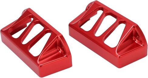 2PCS Red Aluminum Alloy Steering Servo Guard Protector Cover for E Revo 2 0 1/10 RC Car Slayer Pro 4x4 Durable Upgrade Parts with Sleek Design Lightweight 31g Servo Accessories (Red) in Saudi Arabia