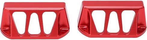 2PCS Red Aluminum Alloy Steering Servo Guard Protector Cover for E Revo 2 0 1/10 RC Car Slayer Pro 4x4 Durable Upgrade Parts with Sleek Design Lightweight 31g Servo Accessories (Red) in Saudi Arabia