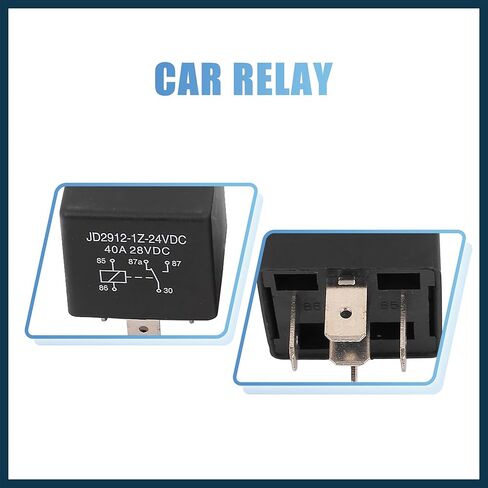 5 قطعة JD2912-1Z-24VDC 5 دبوس 40A 28VDC تيار مستمر 24 فولت العالمي سيارة موتور فيوز التتابع التبديل قطع غيار السيارات السلطة in Kuwait