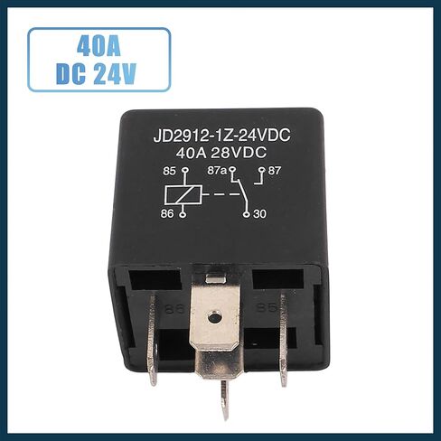 5 قطعة JD2912-1Z-24VDC 5 دبوس 40A 28VDC تيار مستمر 24 فولت العالمي سيارة موتور فيوز التتابع التبديل قطع غيار السيارات السلطة in Kuwait