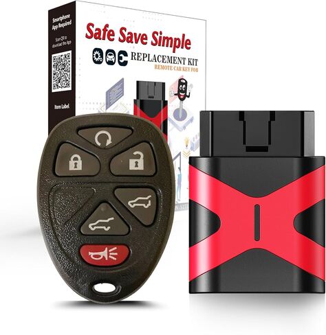 Simple Key Fob Keyless Entry Remote , Replacement for Chevy Traverse 2007-2016 Tahoe Suburban GMC Acadia Yukon Cadillac Escalade OUC60270 OUC60221 (6 Btn Simple Key Kit) in Saudi Arabia