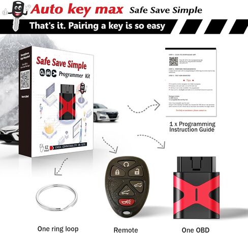 Simple Key Fob Keyless Entry Remote , Replacement for Chevy Traverse 2007-2016 Tahoe Suburban GMC Acadia Yukon Cadillac Escalade OUC60270 OUC60221 (6 Btn Simple Key Kit) in Saudi Arabia