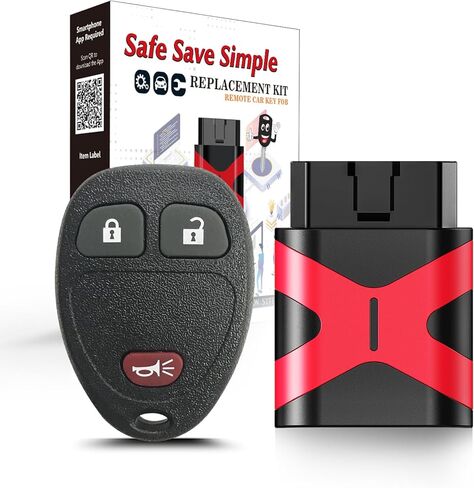 Simple Key Fob Keyless Entry Remote , Replacement for Chevy Traverse 2007-2016 Tahoe Suburban GMC Acadia Yukon Cadillac Escalade OUC60270 OUC60221 (6 Btn Simple Key Kit) in Saudi Arabia