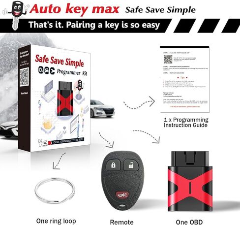 Simple Key Fob Keyless Entry Remote , Replacement for Chevy Traverse 2007-2016 Tahoe Suburban GMC Acadia Yukon Cadillac Escalade OUC60270 OUC60221 (6 Btn Simple Key Kit) in Saudi Arabia