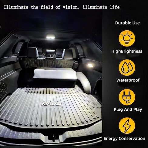 LED Trunk Cargo Light with Switch, Super Bright White Luggage Compartment Light Compatible with Toyota CH-R,Highlander,Sienna,Venza,RAV4,Prius,Lexus RX350, CT200h, NX300h, GS350, Scion tC xB in Kuwait