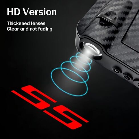 قطعتان من جهاز عرض باب السيارة اللاسلكي LED أضواء الترحيب ومصابيح الظل المتوافقة مع ملحقات تريل بليزر ماليبو ترافيرس إكوينوكس إمبالا كامارو تشيفي SS (SS) in Kuwait