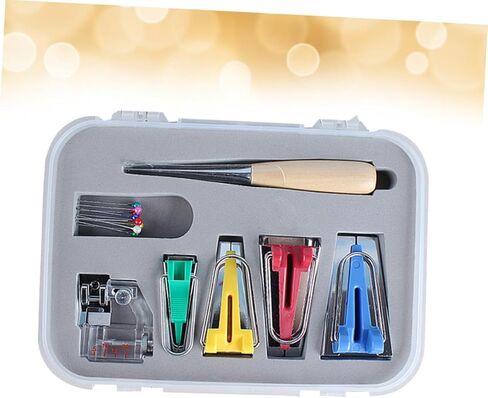 Gadpiparty Multi-Function Electric Sewing Machine Tape Maker Kit Quilting Tools with Binder Foot for DIY Projects and Home Use in Saudi Arabia