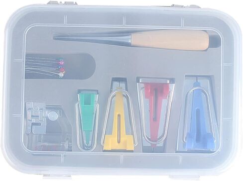 Gadpiparty Multi-Function Electric Sewing Machine Tape Maker Kit Quilting Tools with Binder Foot for DIY Projects and Home Use in Saudi Arabia