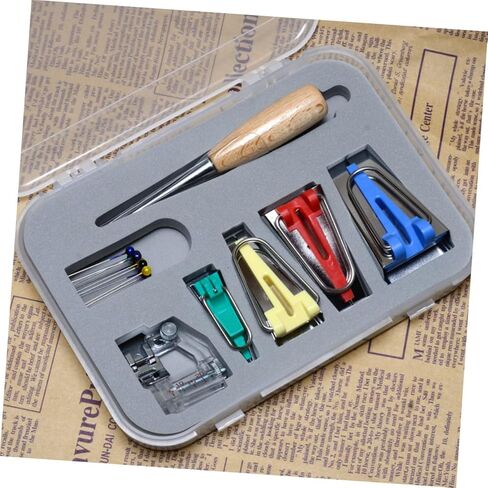 Gadpiparty Multi-Function Electric Sewing Machine Tape Maker Kit Quilting Tools with Binder Foot for DIY Projects and Home Use in Saudi Arabia