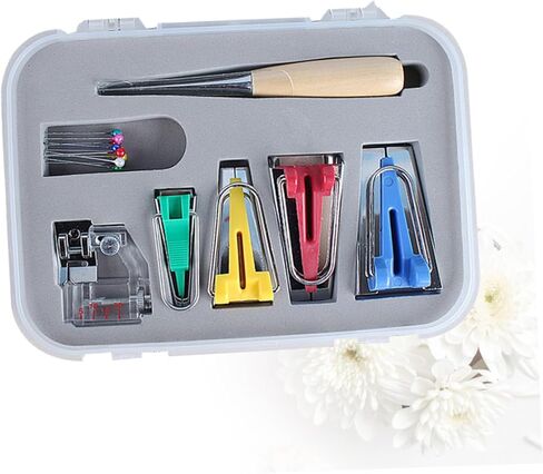 Gadpiparty Multi-Function Electric Sewing Machine Tape Maker Kit Quilting Tools with Binder Foot for DIY Projects and Home Use in Saudi Arabia