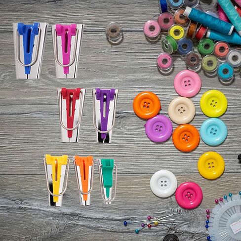 Practical Bias Tape Makers Kits 7 Size 6/9/12/15/18/21/25mm Handmade Quilting Tool for Fabric Sewing and Quilting in Saudi Arabia