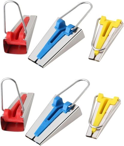 Gadpiparty 2sets 3pcs Fabric Bias Tape Maker Set DIY Quilting Tool for Precise Binding Includes Durable Fabric Bias Tape Tool for Easy and Crafting Supplies 3pcs*2 in Saudi Arabia