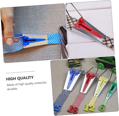 Gadpiparty 2sets 3pcs Fabric Bias Tape Maker Set DIY Quilting Tool for Precise Binding Includes Durable Fabric Bias Tape Tool for Easy and Crafting Supplies 3pcs*2 in Saudi Arabia