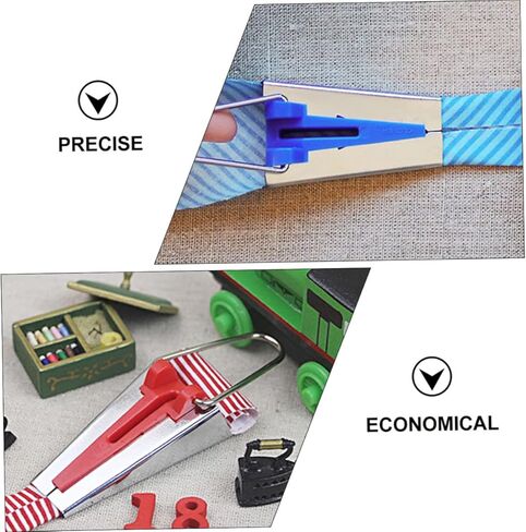 Gadpiparty 2sets 3pcs Fabric Bias Tape Maker Set DIY Quilting Tool for Precise Binding Includes Durable Fabric Bias Tape Tool for Easy and Crafting Supplies 3pcs*2 in Saudi Arabia
