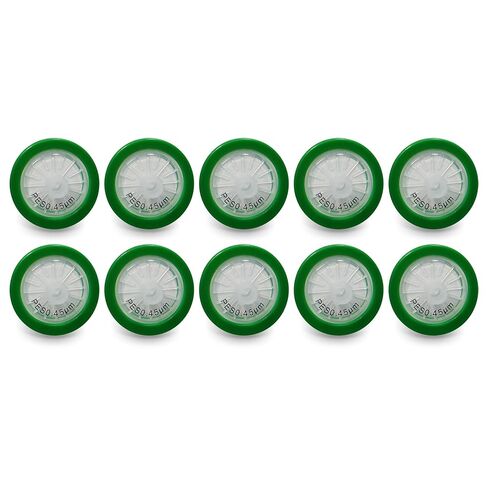 Syringe Filters PTFE 25MM Diameter 0.22um Pore Size Non Sterile (Pack of 10) in Kuwait