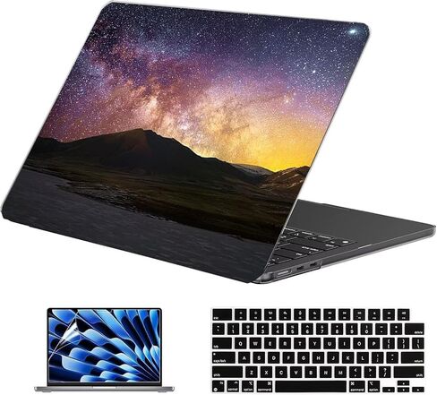 for MacBook Air 13 inch Case, M4 M3 M2 2025 2024 2023 2022,Hard Shell Laptop Cover, Model：A3240 A3113 A2681， in Saudi Arabia