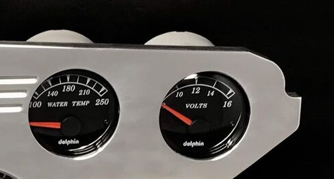 Dolphin Gauges 1955 1956 1957 1958 1959 Chevy Truck 5 GPS Gauge Dash Cluster Panel Set Black in Saudi Arabia