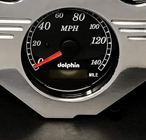 Dolphin Gauges 1955 1956 1957 1958 1959 Chevy Truck 5 GPS Gauge Dash Cluster Panel Set Black in Saudi Arabia