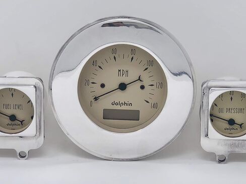 1941 1942 1943 1944 1946 1947 Dodge Truck 5 Gauge Dash Cluster Panel Set Programmable Tan in Saudi Arabia