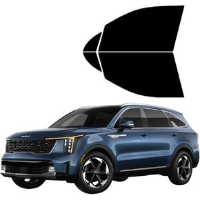 Precut Tint Kit Nano Carbon Film for Kia Sorento 4DR SUV 2021-2025 Driver and Passenger Windows Computer Cut to Custom Fit Your Windows (15% All) in Kuwait