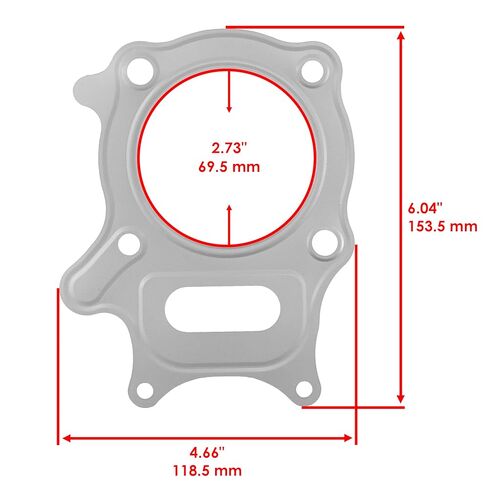 حشية رأس الأسطوانة كالتريك 12191-HM8-000 متوافقة مع هوندا TRX250X 2X4 2009-2020 in Kuwait